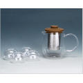 Resistente ao calor copo de chá de vidro Borosilicate alta para presentes